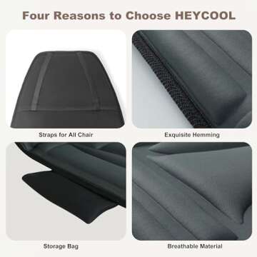 Vibration Back Massager with Heat for Comfort