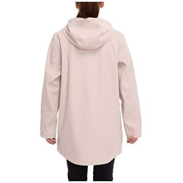 Rokka&Rolla Women's Waterproof Hooded Rain Jacket Outdoor Hiking Windbreaker Raincoat