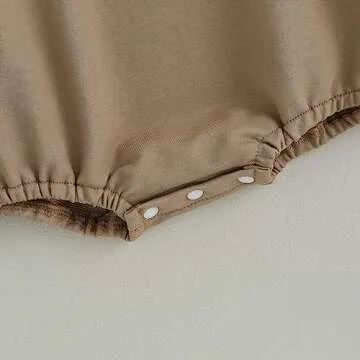 Thorn Tree Newborn Baby Boy Hooded Sweatshirt Long Sleeve Solid Romper Infant Baby Fall Winter Onesie Outfits