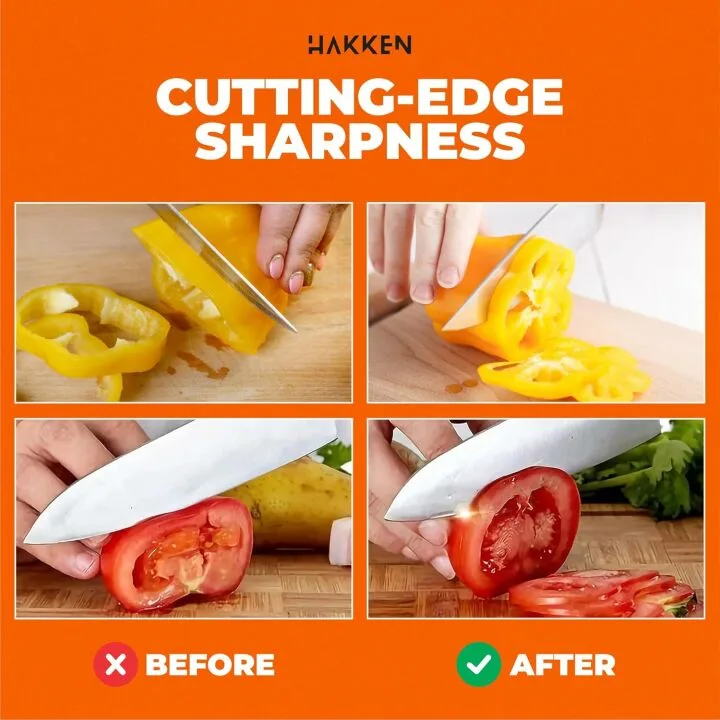 Rolling Knife Sharpener Kit with Diamond Stone