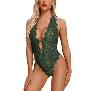 Aranmei Lace Bodysuit Sexy Lingerie for Women