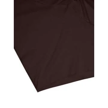 Avanova Women's Long Sleeve Knit Ribbed Crop Top Ruched Front Square Neck Asymmetrical Hem Tees Shirt Brown Medium