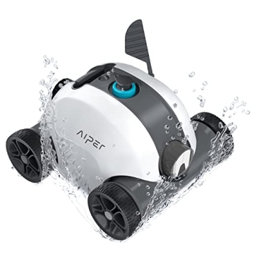 AIPER Cordless Robotic Pool Cleaner - Effortless Vacuuming with Self-Parking