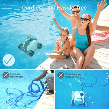 Aiper Robotic Pool Cleaner - Effortless Cleaning Convenience