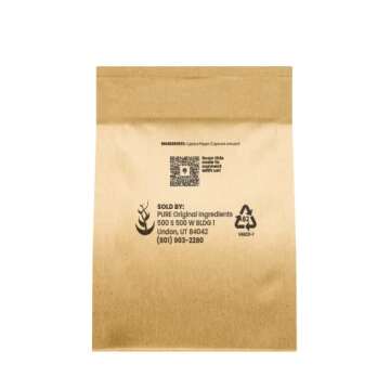 Pure Original Ingredients Ground Cayenne Pepper (1 lb), Spicy Flavor, Sauces, Dry Rubs, Used in Hot Sauces