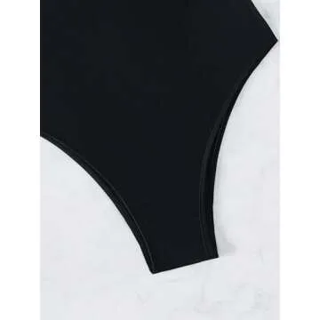 Stylish OYOANGLE Women’s 3D Rose One Piece Swimsuit