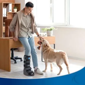 United Ortho Air Cam Walker Fracture Boot, Extra Large, Black