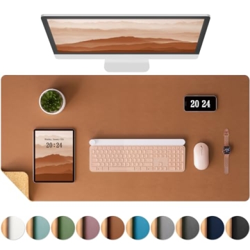 Aothia Eco-Friendly Dual-Sided Desk Mat for Home and Office