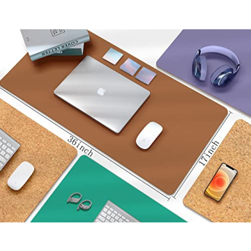 Aothia Eco-Friendly Dual-Sided Desk Mat for Home and Office