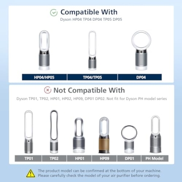 TP04 Replacement Filter for Dyson HP04 TP04 DP04 H13 HEPA