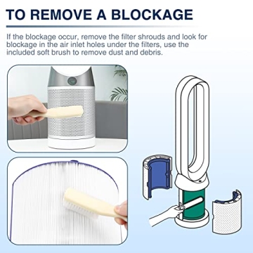 TP04 Replacement Filter for Dyson HP04 TP04 DP04 H13 HEPA