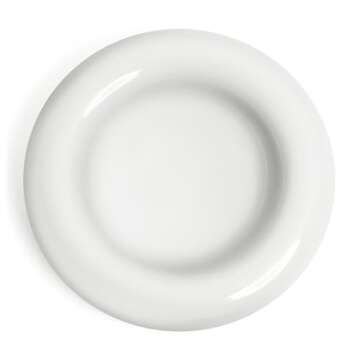 CatGuru Cat Food Bowl, Ceramic Cat Bowls, No Spill Cat Bowl, Whisker Stress Free Cat Food Bowls, Non Skid Cat Bowls for Food and Water (Torus - Set of Two, White)