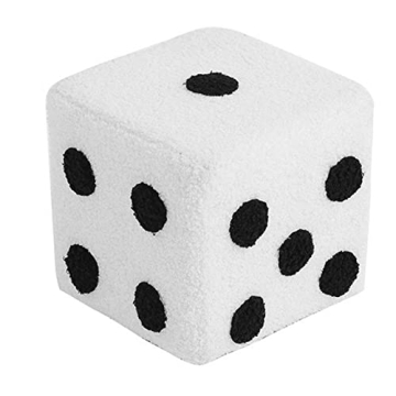 AMONIDA Foot Stool - Versatile Dice Design with Soft Cushioning for Comfort