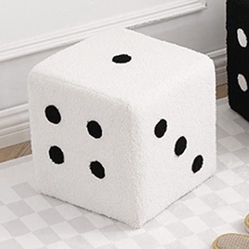 AMONIDA Foot Stool - Soft Dice Design for Comfort