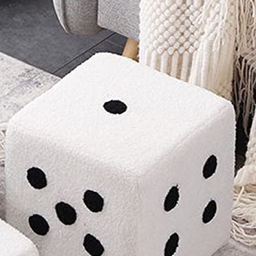 AMONIDA Foot Stool - Soft Dice Design for Comfort