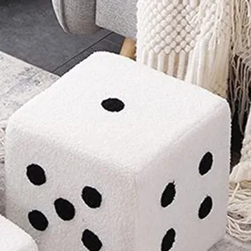 AMONIDA Foot Stool - Soft Dice Design for Comfort