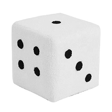 AMONIDA Foot Stool - Soft Dice Design for Comfort