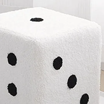 AMONIDA Foot Stool - Soft Dice Design for Comfort