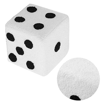 AMONIDA Foot Stool - Soft Dice Design for Comfort