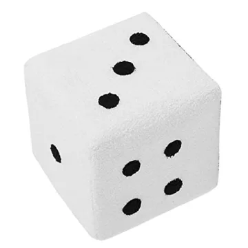 AMONIDA Foot Stool - Soft Dice Design for Comfort