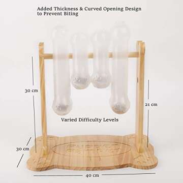 Interactive Dog Food Puzzle Toy - Treat Dispensing Dogs Slow Feeder - Indoor Boredom Stress Relief Smart Dog Game for Smart Training - Refillable Tricky IQ Feeding Game