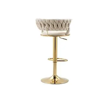 Zushule Swivel Bar Stools Set of 2 - Adjustable Heights