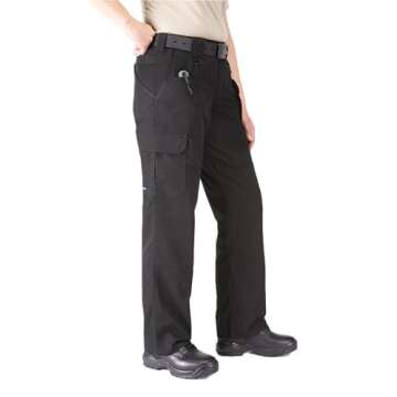 5.11 Tactical Women's Taclite Pro Ripstop Pants for All-Day Comfort, 8 Pockets, Black