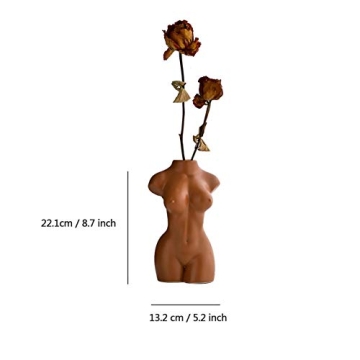 AMITD Female Body Form Vase Boho Chic Home Decor