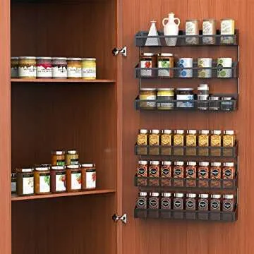 Kufutee 2 Pack Spice Rack Organizer for Every Space