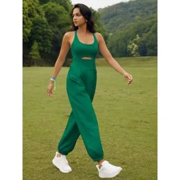 SENSERISE Womens Athletic Romper - Stylish Workout Jumpsuit