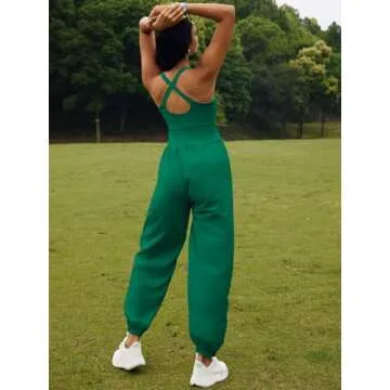 SENSERISE Womens Athletic Romper - Stylish Workout Jumpsuit