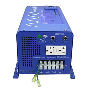 AIMS 3000W 9000W Surge Inverter Charger for Backup Power
