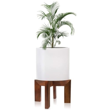 hismocal Wood Plant Stand Indoor/Outdoor for Plants, Large Size Planter Stand Holder