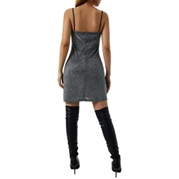 Tsnbre Sexy Glitter Mini Dress - Perfect Party Style