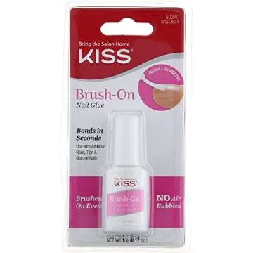 Kiss Brush-On Nail Glue 0.17oz