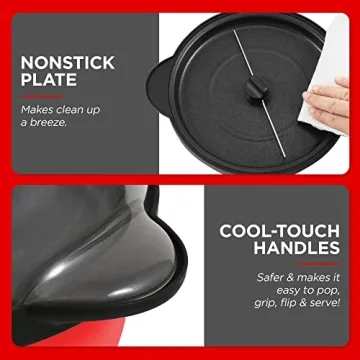 Elite Gourmet Automatic Stirring Popcorn Maker Red