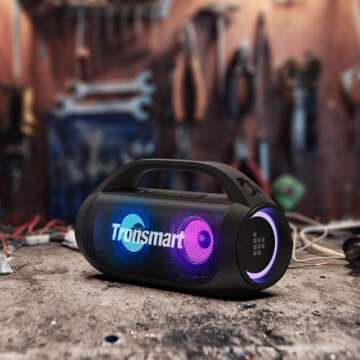 Tronsmart Bang SE Portable Bluetooth Speaker - 40W Power with Colorful LED for Parties