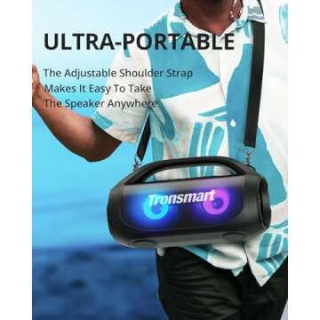 Tronsmart Bang SE Portable Bluetooth Speaker with LED Lights