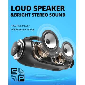 Tronsmart Bang SE Portable Bluetooth Speaker with LED Lights