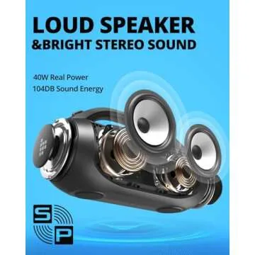 Tronsmart Bang SE Portable Bluetooth Speaker with LED Lights