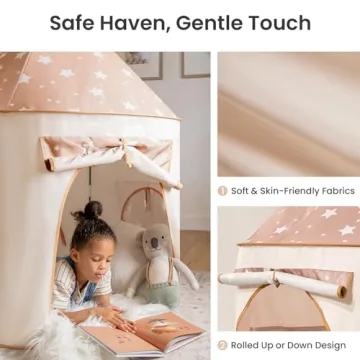 Tiny Land Play Tent Tunnel Set for Toddlers Indoor Fun