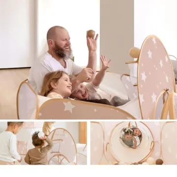 Tiny Land Play Tent Tunnel Set for Toddlers Indoor Fun