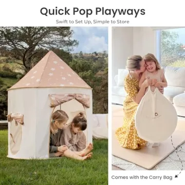 Tiny Land Play Tent Tunnel Set for Toddlers Indoor Fun