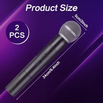 Realistic Fake Microphone Props for Kids & Adults