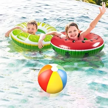 90shine 7PCS Fruit Pool Floats for Vibrant Summer Fun