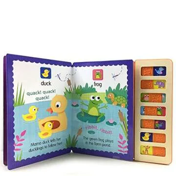 Quack! Ribbit! Roar! Engaging Animal Sound Book for Kids