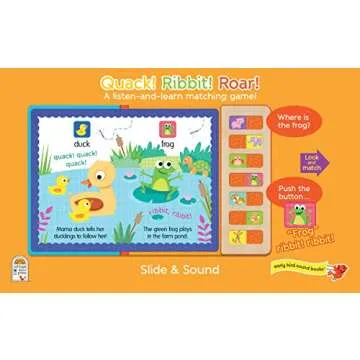 Quack! Ribbit! Roar! Engaging Animal Sound Book for Kids