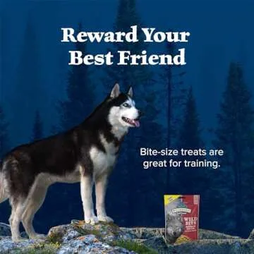 Blue Buffalo Wilderness Trail Treats Wild Bits Training Treats for Dogs, Grain-free Dog Treats, Salmon Recipe, 10-oz. Bag