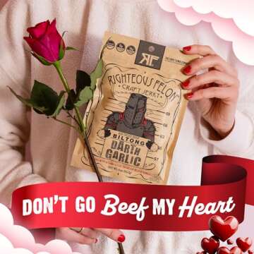 Righteous Felon Biltong Beef Jerky Variety Pack | South African Biltong Snack Packs for Adults | Hig...