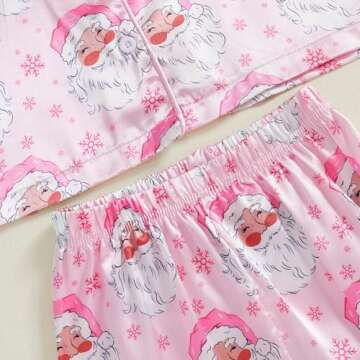 Twopumpkin Toddler Girl Christmas Pajamas, 2-Piece Set